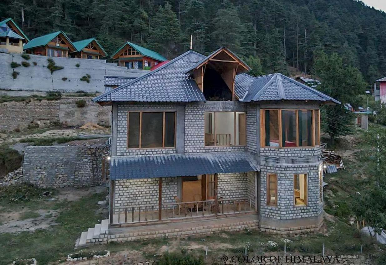 Loghouse At Khajjiar Lake Exterior foto